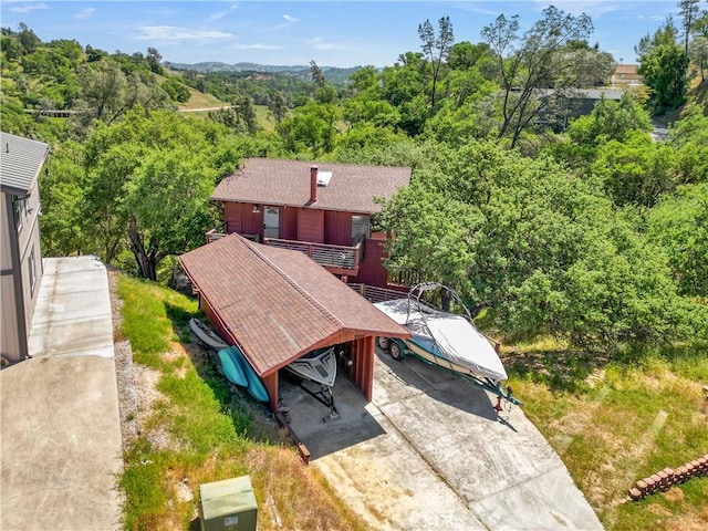 aerial view