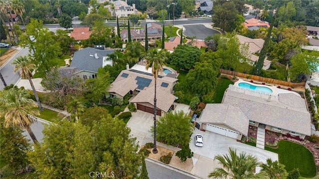 324 W S Ave, Redlands, CA 92373 - aerial perspective of suburban area with a pool area