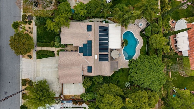 324 W S Ave, Redlands, CA 92373 - aerial view of a pool area