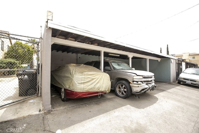 7347 Bakman Ave, Sun Valley, CA 91352 - view of car parking with fence