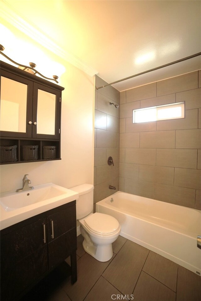 4325 Clinton St, Los Angeles, CA 90004 - full bath featuring shower / bath combination, vanity, and toilet