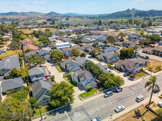 317 Alder St, Arroyo Grande, CA 93420 - drone / aerial view with a residential view and a mountain view