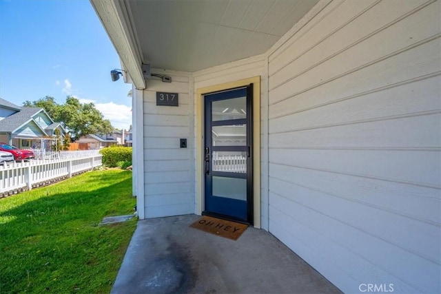 317 Alder St, Arroyo Grande, CA 93420 - property entrance with a yard and fence