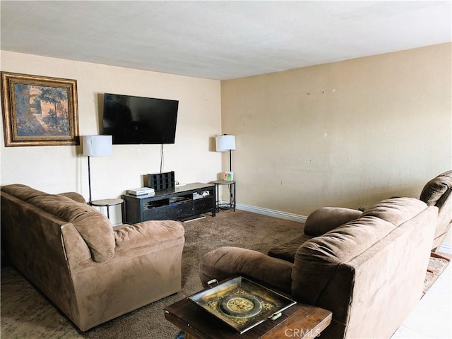 14136 Osage Rd, Apple Valley, CA 92307 - carpeted living area featuring baseboards