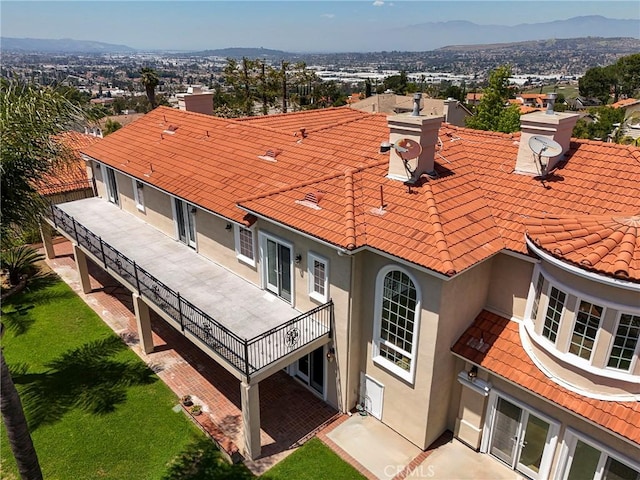 20454 Sartell Dr, Walnut, CA 91789 - drone / aerial view with a mountain view