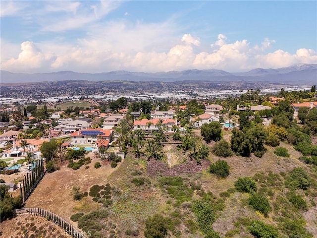 20454 Sartell Dr, Walnut, CA 91789 - aerial view featuring a residential view and a mountain view
