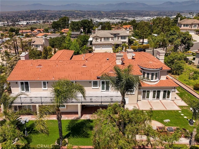 20454 Sartell Dr, Walnut, CA 91789 - bird's eye view featuring a mountain view and a residential view