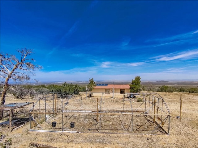 30711 212nd St E, Llano, CA 93544 - view of yard with a rural view and a vegetable garden