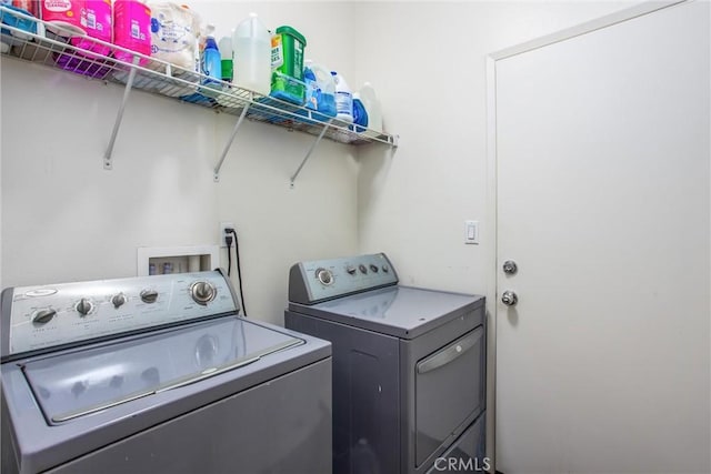1229 Pinehurst Dr, Calimesa, CA 92320 - washroom featuring separate washer and dryer