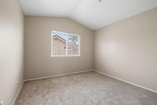 834 Corte Baya Vis, Oxnard, CA 93030 - carpeted empty room with baseboards and lofted ceiling