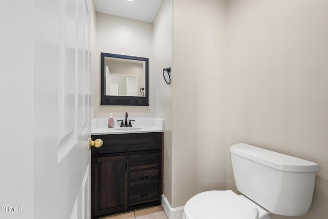 834 Corte Baya Vis, Oxnard, CA 93030 - half bath featuring vanity, tile patterned floors, and toilet