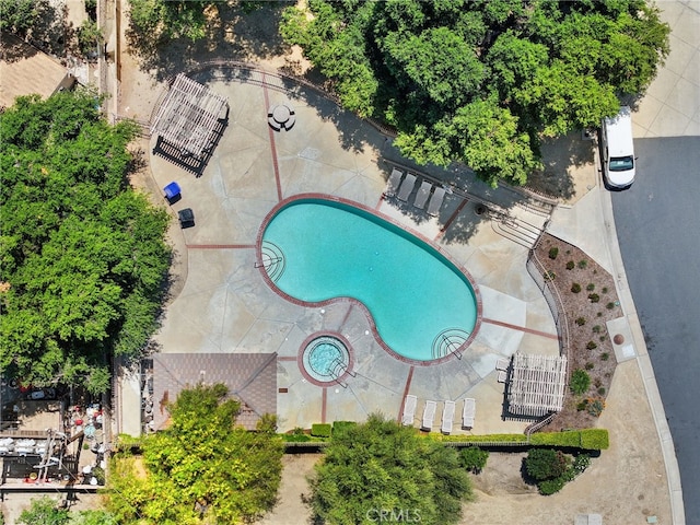 drone / aerial view