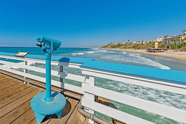 207 Via Galicia, San Clemente, CA 92672 - dock area with view of water and beach