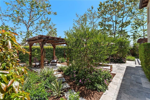 207 Via Galicia, San Clemente, CA 92672 - view of yard with a pergola, a patio area, and fence