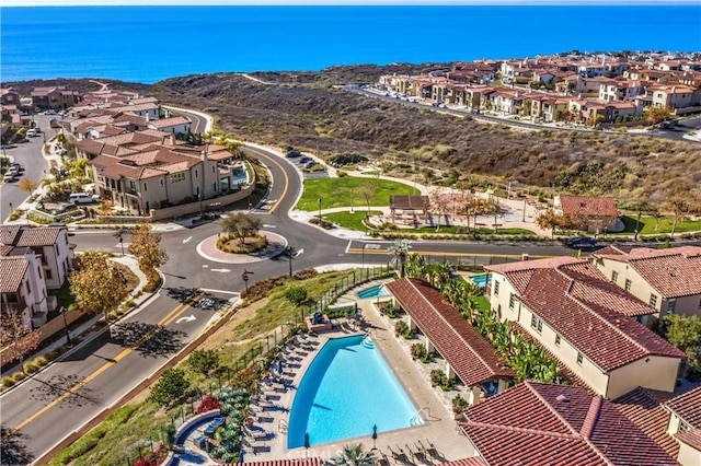 207 Via Galicia, San Clemente, CA 92672 - aerial perspective of suburban area featuring a pool area
