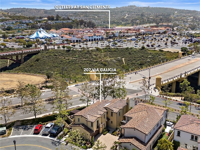 207 Via Galicia, San Clemente, CA 92672 - aerial perspective of suburban area with a notable bridge