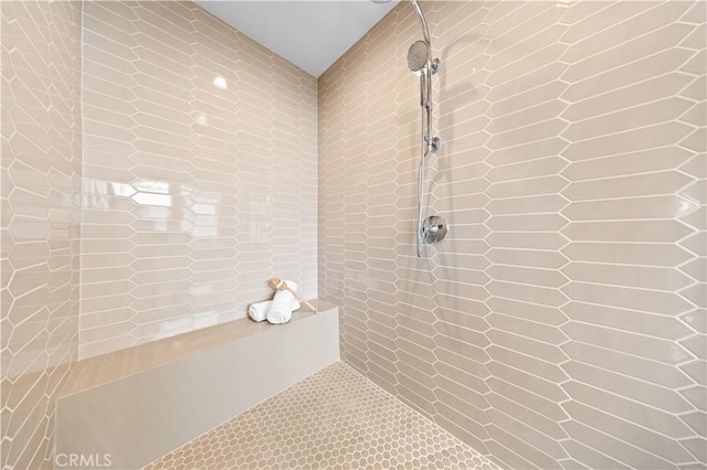 271 Huckleberry, Lake Forest, CA 92630 - full bathroom featuring tile walls and a tile shower