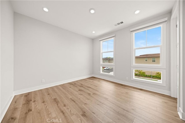 271 Huckleberry, Lake Forest, CA 92630 - spare room featuring light wood-type flooring, baseboards, and visible vents