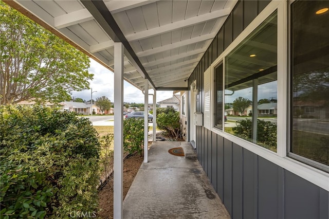 view of patio / terrace featuring a porch