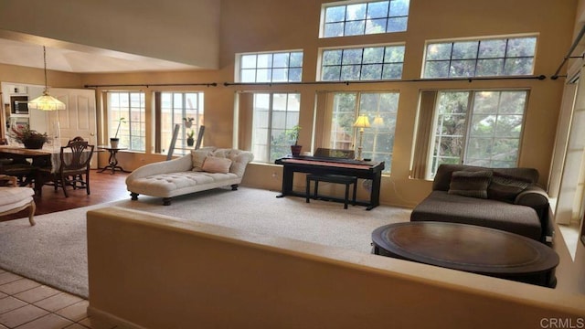 42154 Thoroughbred Ln, Murrieta, CA 92562 - living room featuring healthy amount of natural light and a high ceiling