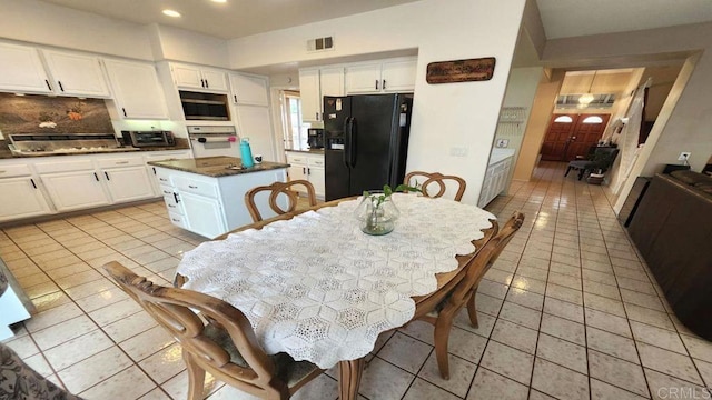 42154 Thoroughbred Ln, Murrieta, CA 92562 - dining room featuring light tile patterned flooring and recessed lighting