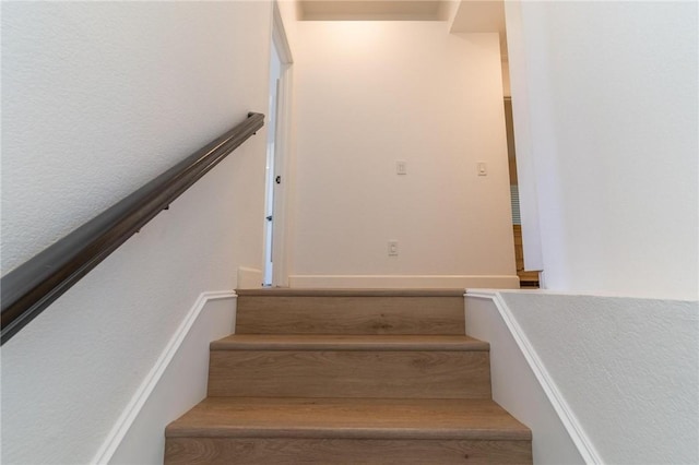 view of staircase