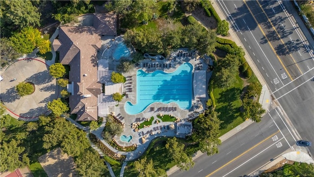 26928 Eagle Run St, Corona, CA 92883 - bird's eye view of a pool