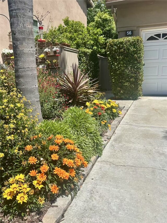 56 Egret Ln, Aliso Viejo, CA 92656 - view of yard featuring a garage
