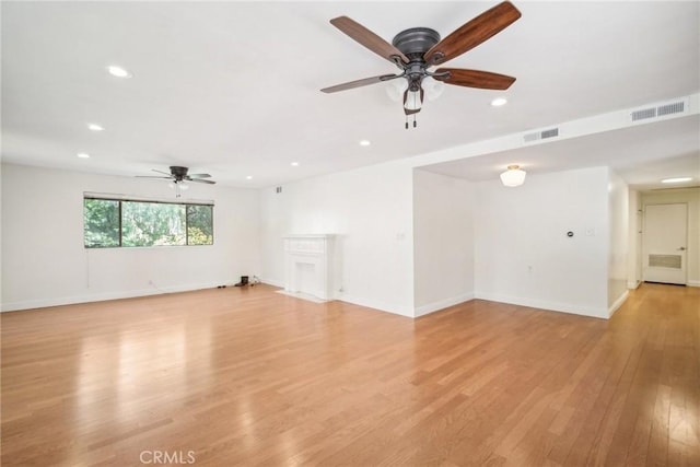 12031 Beverly Blvd Unit 1D, Whittier, CA 90601 - unfurnished room featuring ceiling fan, visible vents, and recessed lighting