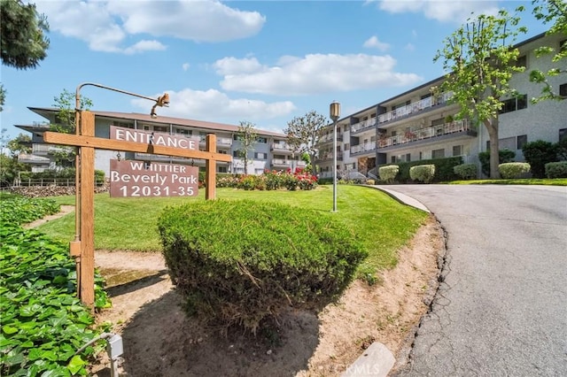 surrounding community featuring a lawn