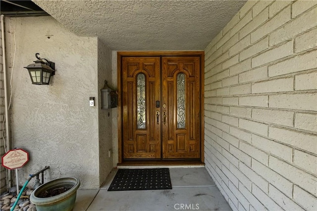 5410 Via, San Jacinto, Riverside, CA 92506 - doorway to property with stucco siding