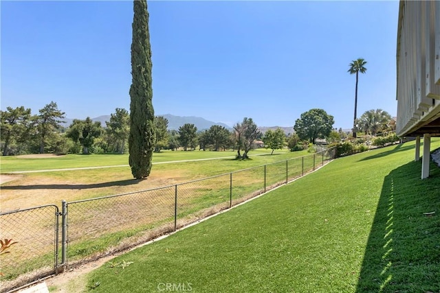 5410 Via, San Jacinto, Riverside, CA 92506 - view of yard featuring a mountain view and view of golf course