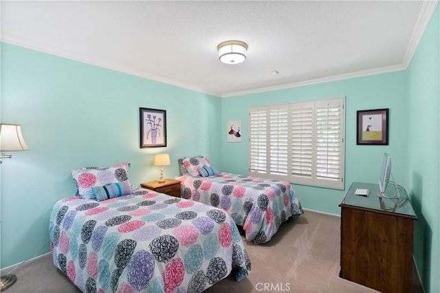 5410 Via, San Jacinto, Riverside, CA 92506 - carpeted bedroom with crown molding