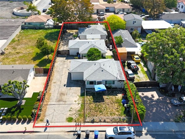 1412 S White Ave, Pomona, CA 91766 - drone / aerial view featuring a residential view