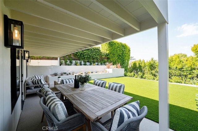 view of patio