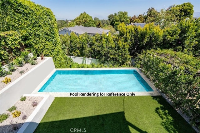 13817 Valley Vista Blvd, Sherman Oaks, CA 91423 - view of swimming pool featuring a fenced backyard