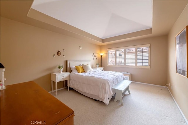 10925 Kimball Pl, Tustin, CA 92782 - carpeted bedroom featuring baseboards and a raised ceiling