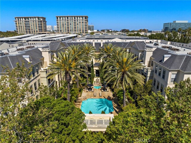 3131 Watermarke Pl, Irvine, CA 92612 - aerial view of a pool