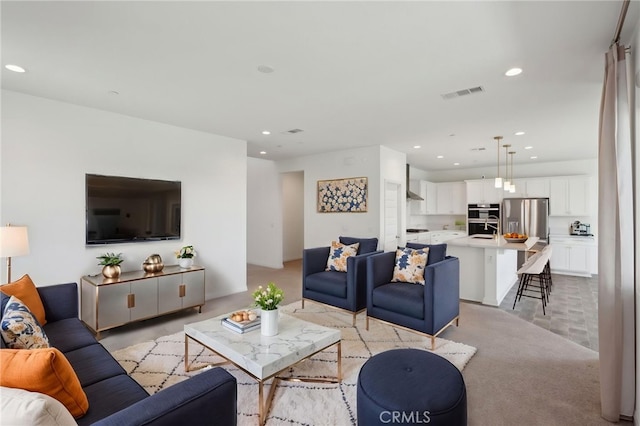687 Ballesteros St, Perris, CA 92571 - living area with visible vents and recessed lighting