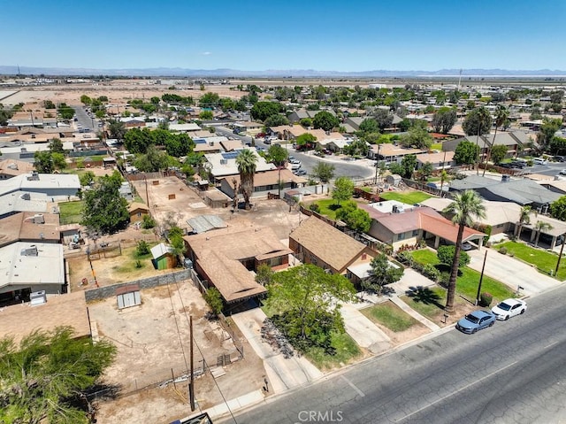 1107 B St, Brawley, CA 92227 - birds eye view of property with a residential view and a mountain view