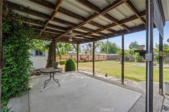 117 Spring Way, Madera, CA 93637 - view of patio / terrace with a fenced backyard