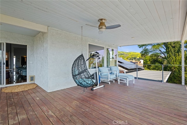 12320 Louise Ave, Granada Hills, CA 91344 - view of wooden deck