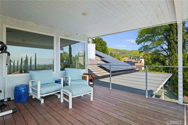 12320 Louise Ave, Granada Hills, CA 91344 - view of wooden deck