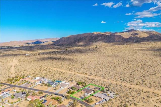 58957 Pueblo Trl, Yucca Valley, CA 92284 - property view of mountains featuring a residential view and a desert view