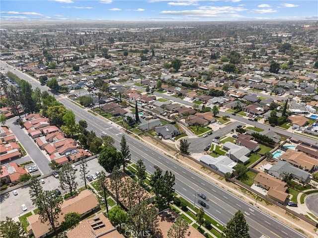 9684 Hemlock St, Rancho Cucamonga, CA 91730 - aerial view of property and surrounding area with nearby suburban area