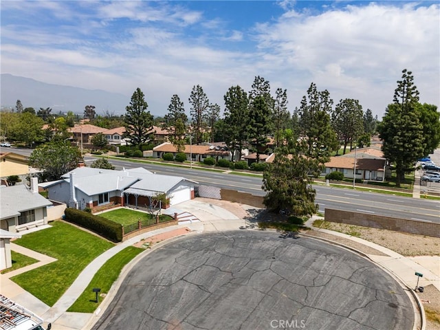 9684 Hemlock St, Rancho Cucamonga, CA 91730 - aerial view of residential area featuring a mountainous background