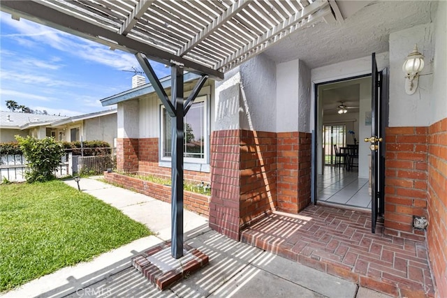 9684 Hemlock St, Rancho Cucamonga, CA 91730 - view of patio with a pergola