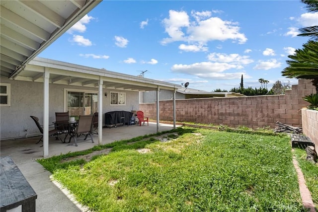 9684 Hemlock St, Rancho Cucamonga, CA 91730 - view of yard featuring a patio area