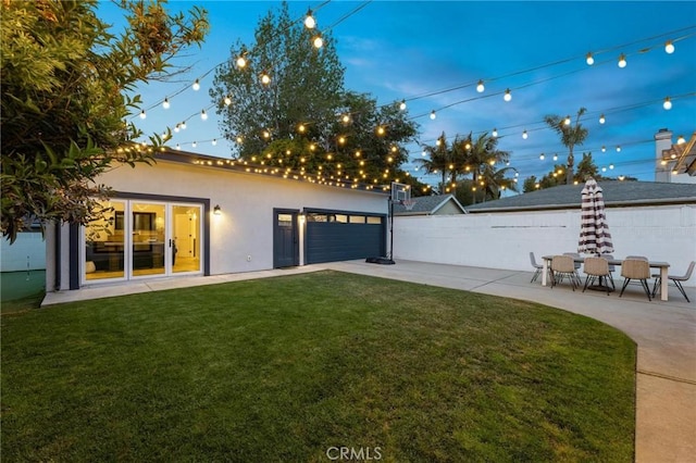 exterior space featuring fence