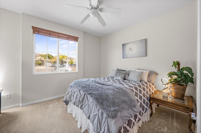 28829 Golden Dawn Dr, Menifee, CA 92584 - carpeted bedroom featuring baseboards and a ceiling fan